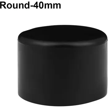 Podložka pod nábytek 4 ks Silikonové krytky na nábytkové nožky proti skluzu | ochrana podlahy, krytky na židle - Kulatý - 40 mm