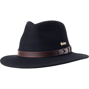 Klobouk Scippis Australský klobouk vlněný černý - NORTON Velikost: 61 cm (XL)