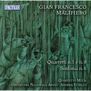 Zahraniční hudba CD Malipiero / Mitja / Orchestra Nazionale Artes: Malipiero: Strings Quartets Nos 1, 6 & 8 2016
