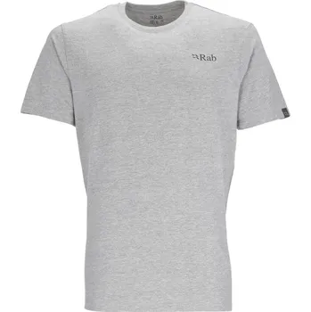 Rab Bavlněné triko Stance Mountain Peak Tee Barva: Grey Marl, Velikost: L