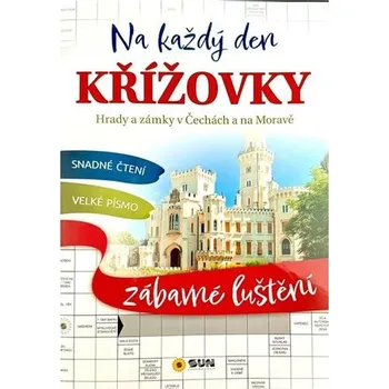 Kniha Křížovky na každý den Hrady a zámky v Čechách a na Moravě