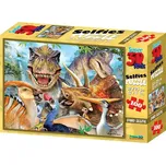 PRIME 3D Puzzle Dinosauří selfie 3D 100 dílků