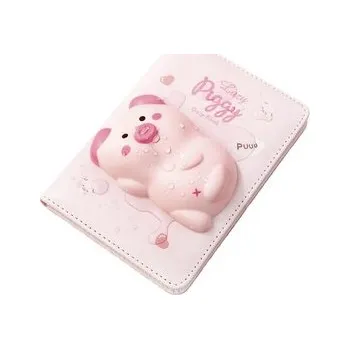 Set školních potřeb Notatnik mini Świnka miękka okładka 96 stron