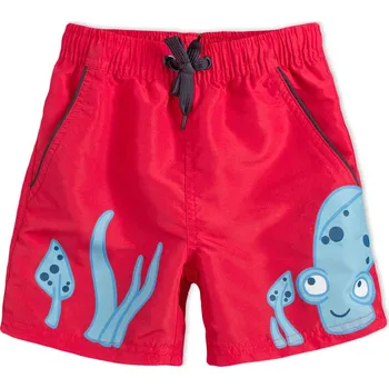 Chlapecké plavky Chlapecké koupací šortky KNOT SO BAD SEA červené Velikost: 98