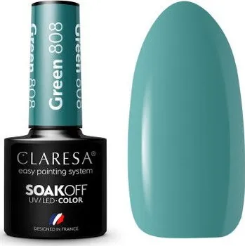 Lak na nehty Gel lak CLARESA® Green 808 5ml