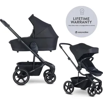 Kočárek EASYWALKER Kočárek kombinovaný Harvey5 2v1 Midnight Black LITE RWS