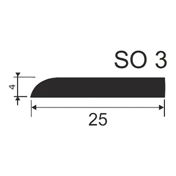 Podlahová lišta Soklová lišta SO3 5 x 30 x 2000 mm smrk