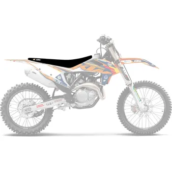 Moto sedlo BLACKBIRD potah sedla KTM SX-SXF 19-22, EXC 20-23 zebra 2023 (BLACKBIRD potah sedla KTM SX-SXF 19-22, EXC 20-23 zebra 2023)