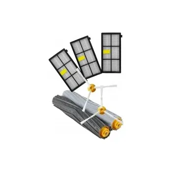 Sada příslušenství pro robotický vysavač Kartáče a HEPA filtry k vysavači Značení KOMA IR800 sada 7ks