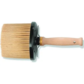 Malířský štětec Štětka kulatá umělohmotný držák a tělo - průměr 108 mm