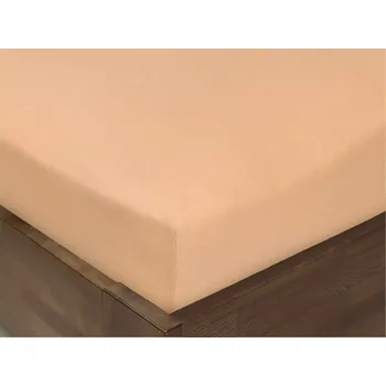 Prostěradlo Dětské jersey napínací prostěradlo - Lososové - do postýlky 60x120