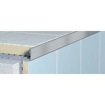 Stavební profil Profil ukončovací „L“ nerez klasik – 11 × 2500 mm