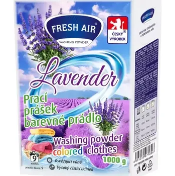 Prací prášek Fresh Air Prácí prášek na barevné prádlo Lavender 1 kg
