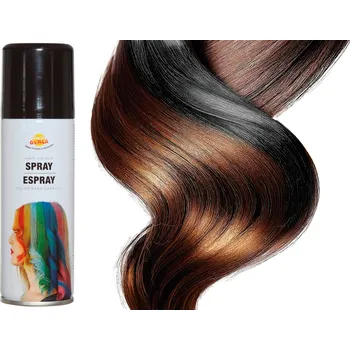 Barva na vlasy Fiestas Guirca Párty sprej barva na vlasy černá, 125 ml