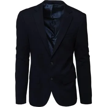 Dstreet Pohodlné pánské sako v modré barvě