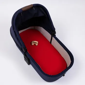 Prostěradlo Tulimese Prostěradlo do kočárku mušelínové červené