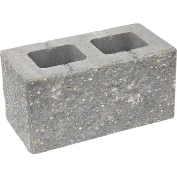 Plot Tvárnice plotová CS BETON Blok 20 čtyřstranně štípaná šedá – 400 × 200 × 200 mm