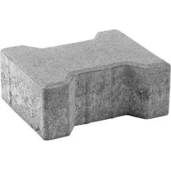 Dlažba Dlažba zámková CS-BETON Kost skladba šedá – 200 x 165 x 100 mm