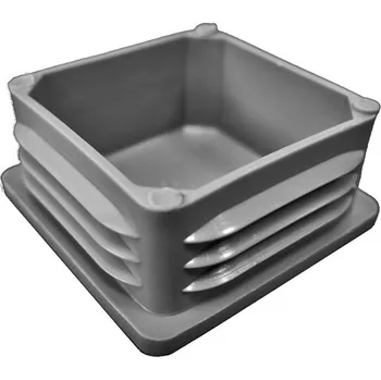 Zábradlí Zátka čtvercová 80 x 80 mm šedá
