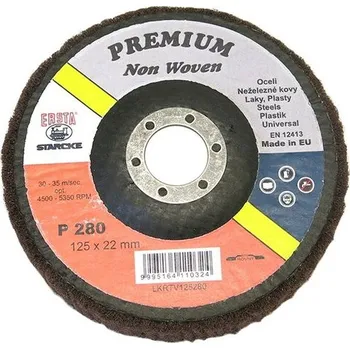 Příslušenství k brusce Kotouč leštící 125 x 22 mm houně combi A80