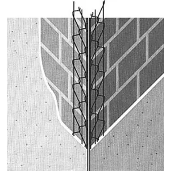 Stavební profil Profil rohový drátěný 15 mm WIDRA APK pozink PVC hrana – 2,95 m