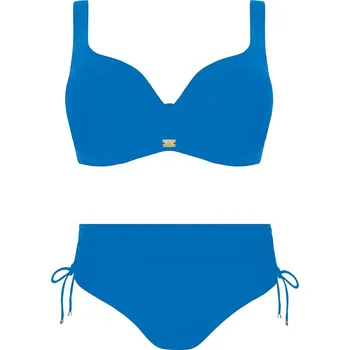 Dámské plavky Plavky Self S 896 MO5 Monte Carlo 5 tyrkysová 46C-3XL