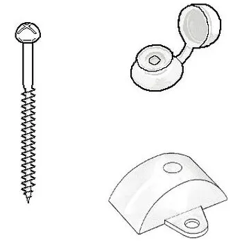 Stavební profil Sada montážní pro profil VL 76/18 – 10 kusů