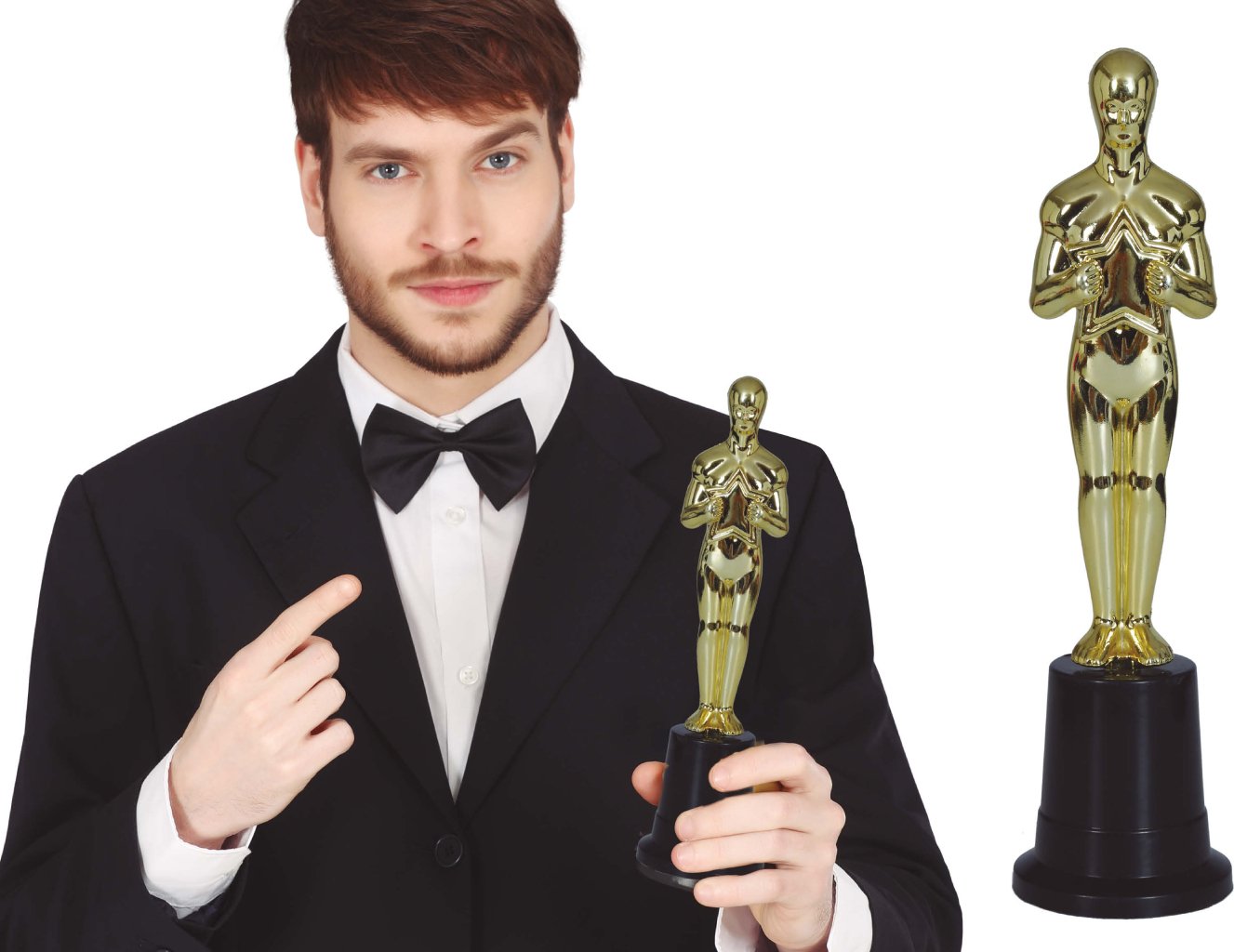 Fiestas Guirca Ocenění filmové Oscar zlatý, 23 cm