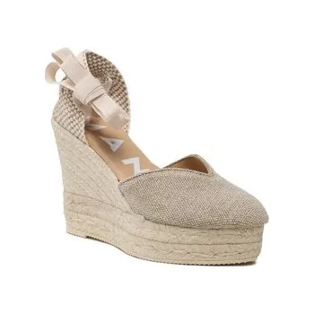 Dámská obuv Espadrilky Manebi Heart-Shaped Wedge Espadrilles O 7.1 WH Béžová 39