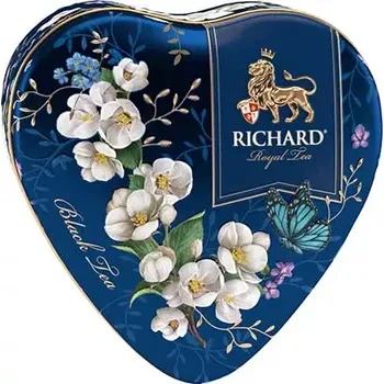 Čaj RICHARD Royal Heart 2022 30g (sypaný, černý čaj), modrá