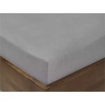 Prostěradlo Jersey prostěradlo Exclusive na vysoké matrace - šedé 90x200