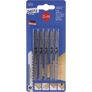 Pilový plátek Pilka přímočará 75mm/1,45mm HCS 2,5mm 32625 – 5 ks