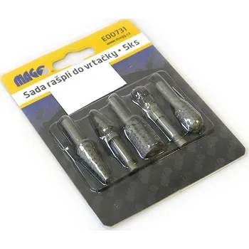 Sada nářadí Rašple do vrtačky sada 5 ks