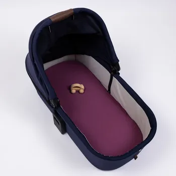 Prostěradlo Tulimese Prostěradlo do kočárku mušelínové vínové