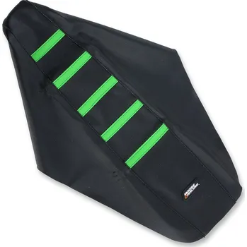 Moto sedlo POTAH SEDADLA ŽEBROVANÝ KAW GRN KXF25009-334RT
