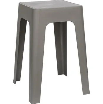 Taburet Nábytek Pegas Šedá stolička Spectra z plastu
