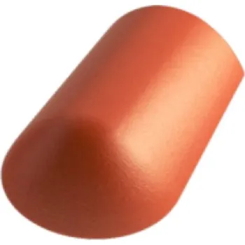 betonová krytina Hřebenáč koncový BETONPRES Exclusiv s vrutem – tmavohnědá