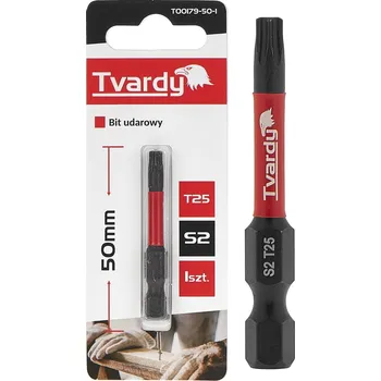 Ruční nářadí Rázový bit TVARDY T25 50mm S2, Geko T00179-50-1