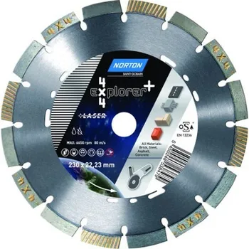 Řezný kotouč Kotouč diamantový multifunkční PRO 4x4 Explorer H12 – 350 × 25,4 mm