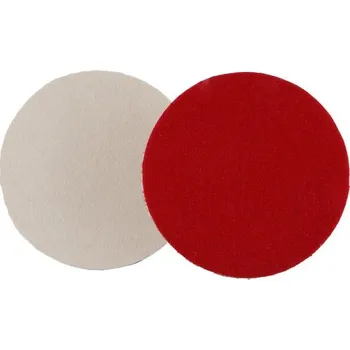 Lešticí kotouč Filc leštící suchý zip – 125 mm