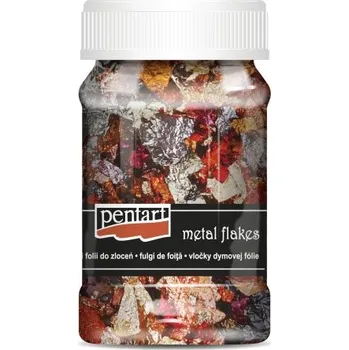 Speciální výtvarná barva Pentart Metalické vločky PENTART 100 ml M12