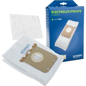 Sáček do vysavače worwo Sáčky pro PHILIPS Performer Compact FC8023/04 4ks