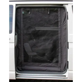 Příslušenství ke karavanu Moskytiéra posuvné dveře pravé VW T5/6/6.1, zapínání na suchý zip, magnetické zapínání