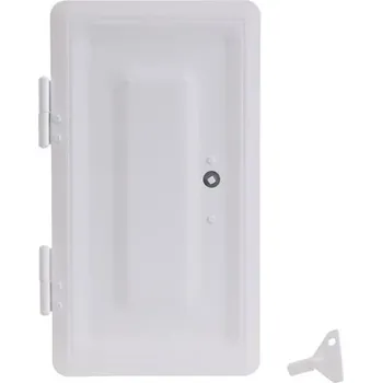 Komínová dvířka Dvířka komínová Komax – 200 × 355 mm bílá