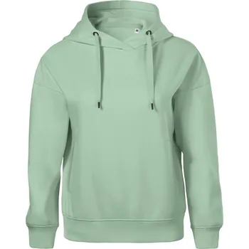 Dámská mikina MALFINI Volná dámská mikina Moon s podšitou kapucí Barva: Sage, Velikost: L