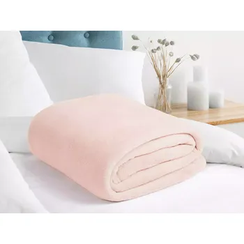 deka Deka Mikroflanel - pastelově růžová - 150x200