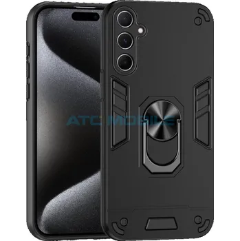 Pouzdro na mobilní telefon Shield4U Shockproof kryt Samsung Galaxy A56 5G (SM-A566B) černý s kroužkem a zpět 22 Kč s ATC Clubem