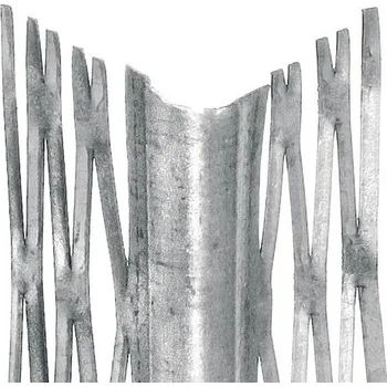 Stavební profil Profil rohový ostrý PZ-OC – 0,5 × 34 × 34 cm – 2,75 m