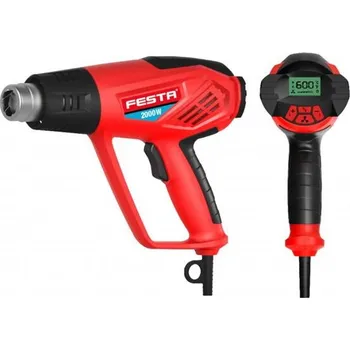 Horkovzdušná pistole Pistole horkovzdušná JS-HG12D FESTA regulace display 2000 W