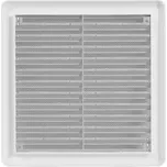 Mřížka větrací se síťovinou bílá – 200 × 200 mm bílá